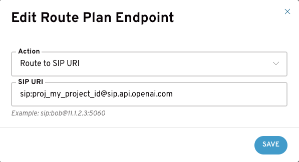 Configure Modal